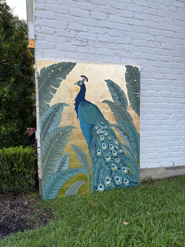 "The Garden Guest" Original Painting