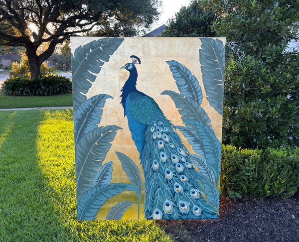 "The Garden Guest" Original Painting